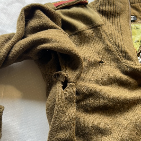 Oakley Lambs Wool Pullover Sweater Military Green Milsim Army Style Sweatshirt - Picture 10 of 13